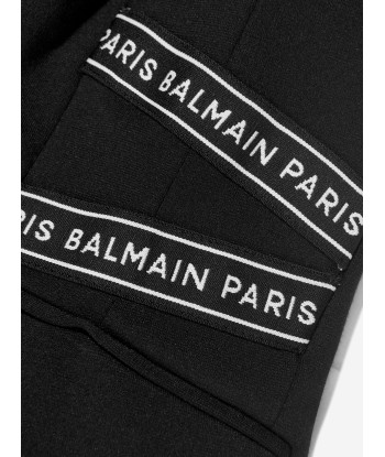 Balmain Girls Double Breasted Blazer in Black Paris Déstockage Promo