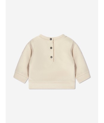 Balmain Baby Boys Logo Sweatshirt in Beige sélection de produits