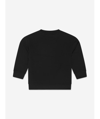 Balmain Boys Logo Sweatshirt in Black de technologie