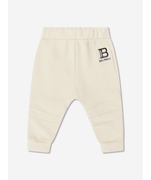 Balmain Baby Logo Joggers in Beige En savoir plus