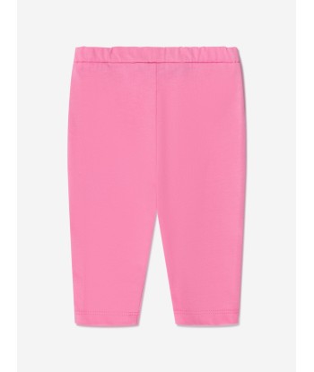 Balmain Baby Girls Logo Leggings in Pink votre