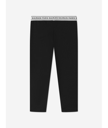 Balmain Baby Girls Logo Leggings in Black 2024