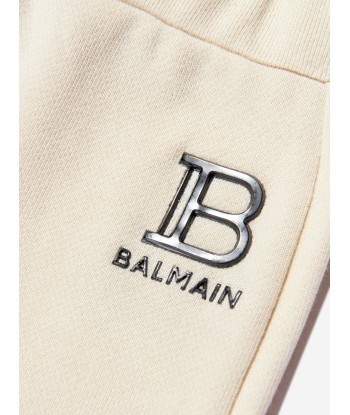 Balmain Baby Logo Joggers in Beige En savoir plus