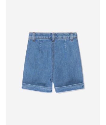 Balmain Girls Denim Shorts in Blue vente chaude votre 