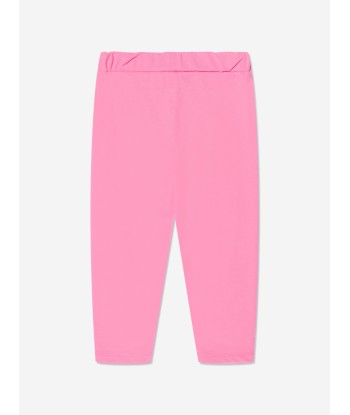 Balmain Girls Logo Print Leggings in Pink france