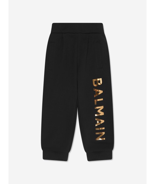 Balmain Boys Logo Joggers in Black Profitez des Offres !