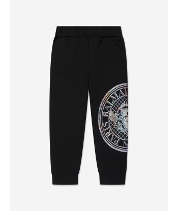 Balmain Boys Logo Joggers in Black Faites des économies