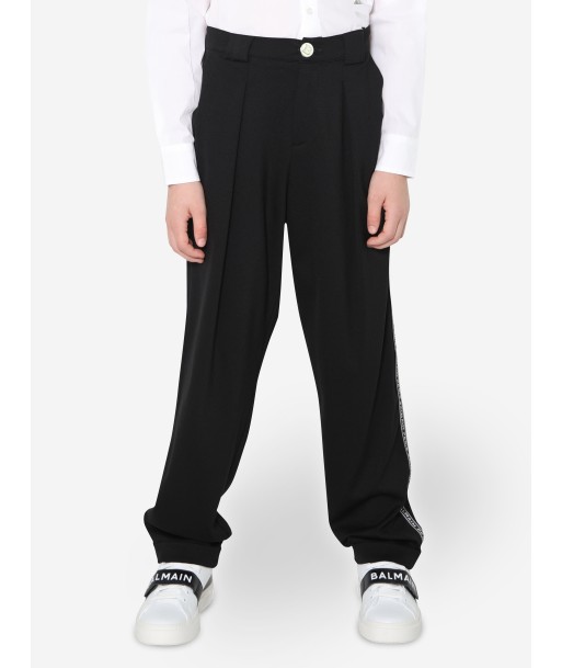 Balmain Boys Suit Trousers in Black pas chere