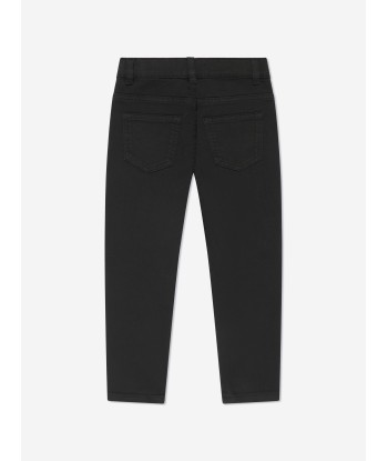 Balmain Boys Logo Jeans in Black Comment ça marche