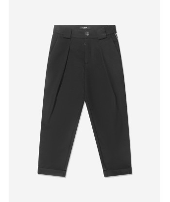 Balmain Boys Suit Trousers in Black pas chere