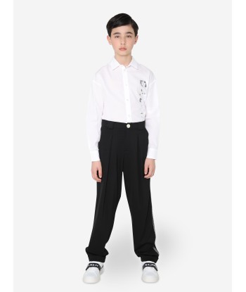 Balmain Boys Suit Trousers in Black pas chere