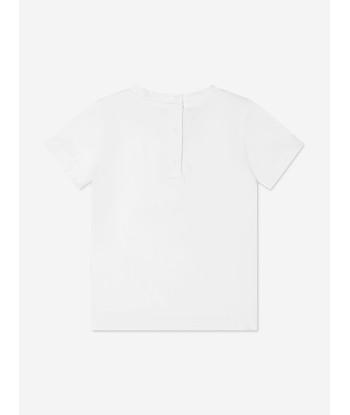 Balmain Baby Boys Logo T-Shirt in White À commander