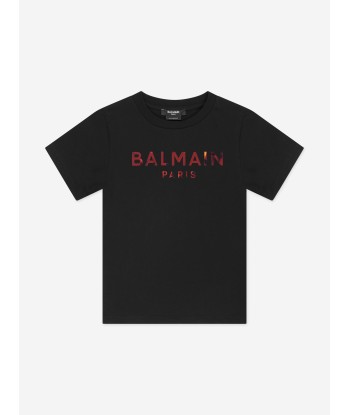 Balmain Girls Logo T-Shirt in White votre restaurant rapide dans 