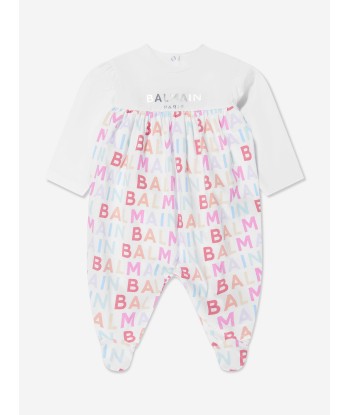 Balmain Baby Girls Babygrow Gift Set in Multicolour le des métaux précieux