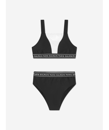 Balmain Girls Logo Bikini in Black livraison et retour toujours gratuits