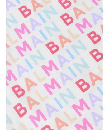 Balmain Kids Logo Print T-Shirt in Multicolour Profitez des Offres !