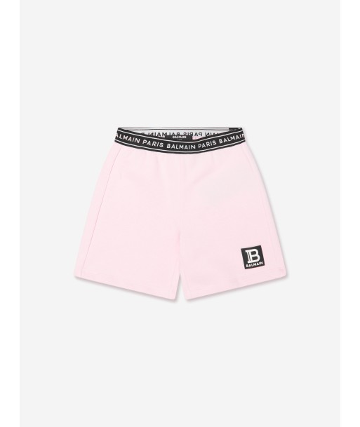 Balmain Baby Girls Logo Shorts in Pink Comparez plus de prix