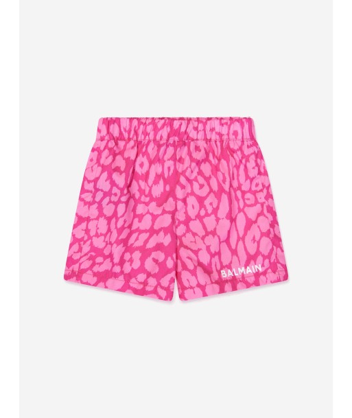 Balmain Baby Girls Leopard Print Shorts in Pink 50% de réduction en Octobre 2024