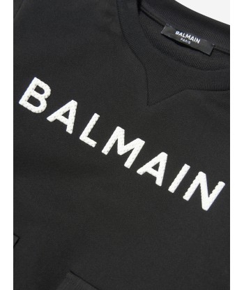 Balmain Boys Pocket Sweatshirt in Black Venez découvrir notre 