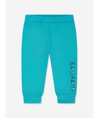 Balmain Baby Boys Logo Joggers in Blue Voir les baskets