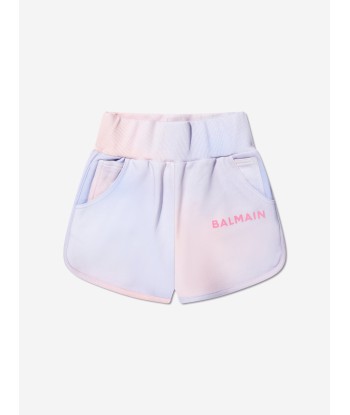 Balmain Girls Logo Shorts in Pink Les magasins à Paris et en Île-de-France