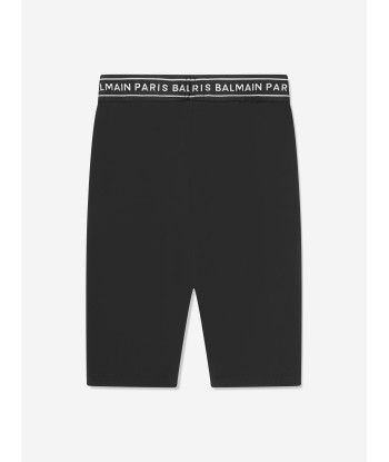 Balmain Girls Logo Sport Shorts in Black le des métaux précieux