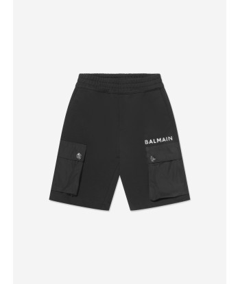 Balmain Boys Pocket Shorts in Black Venez découvrir notre 