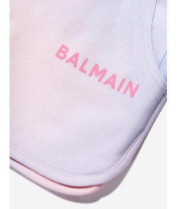 Balmain Girls Logo Shorts in Pink Les magasins à Paris et en Île-de-France