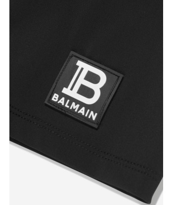 Balmain Girls Logo Sport Shorts in Black le des métaux précieux