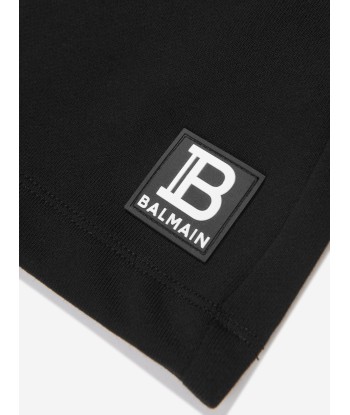 Balmain Girls Logo Skirt in Black du meilleur 