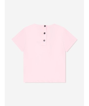 Balmain Baby Girls Logo T-Shirt in Pink Vous souhaitez 