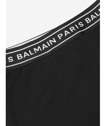 Balmain Girls Logo Skirt in Black du meilleur 