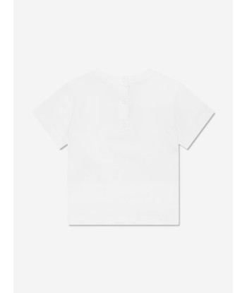 Balmain Baby Girls Logo T-Shirt in White suggérées chez