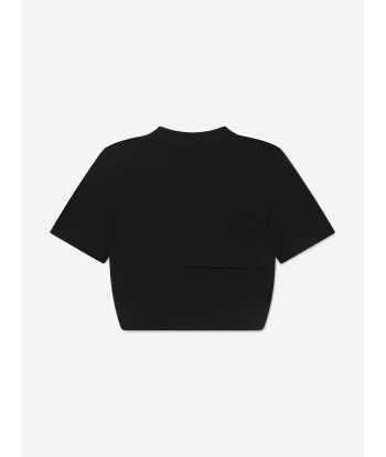 Balmain Girls Sports T-Shirt in Black livraison gratuite