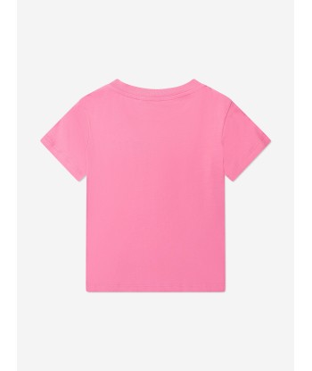 Balmain Girls Logo T-Shirt in Pink online