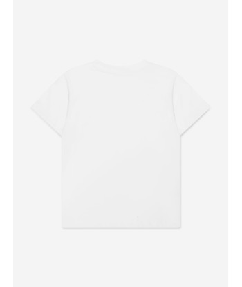 Balmain Boys Logo T-Shirt in White votre