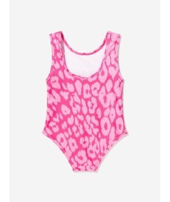 Balmain Baby Girls Leopard Print Swimsuit in Pink livraison et retour toujours gratuits