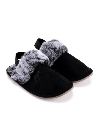 Plush Slippers - Hard Sole with Elastic du meilleur 