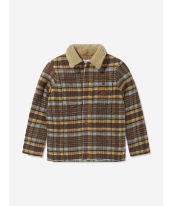 Bonpoint Boys Baxter Plaid Collared Shacket chez Cornerstreet bien 