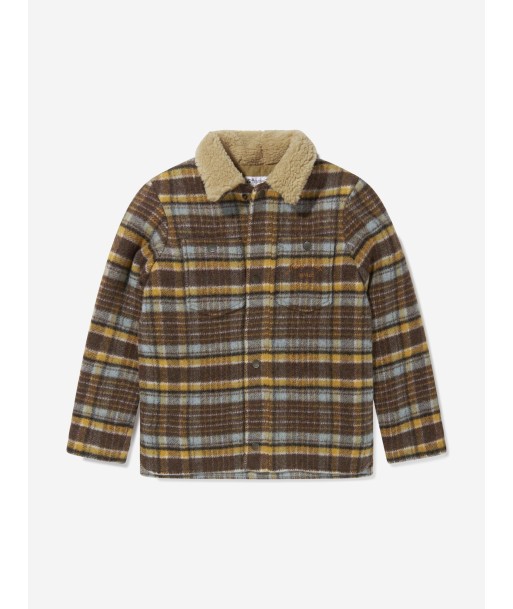 Bonpoint Boys Baxter Plaid Collared Shacket chez Cornerstreet bien 