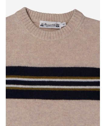 Bonpoint Boys Branco Wool Jumper Profitez des Offres !