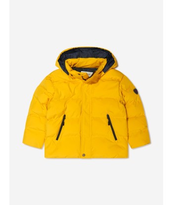 Bonpoint Boys Barry Hooded Puffer Jacket brillant des détails fins