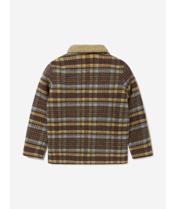 Bonpoint Boys Baxter Plaid Collared Shacket chez Cornerstreet bien 