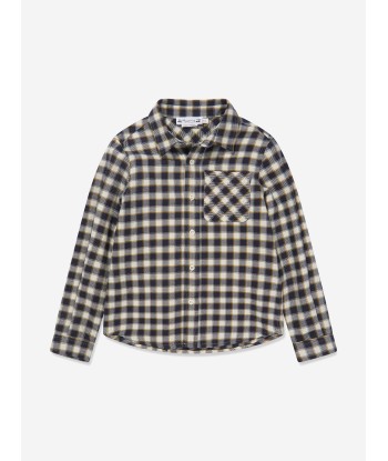 Bonpoint Boys Long Sleeve Check Tango Shirt Fin de série