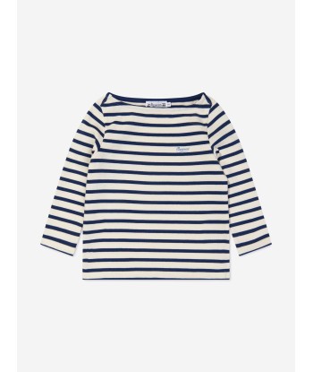 Bonpoint Boys Striped Long Sleeve Baudelaire T-Shirt commande en ligne