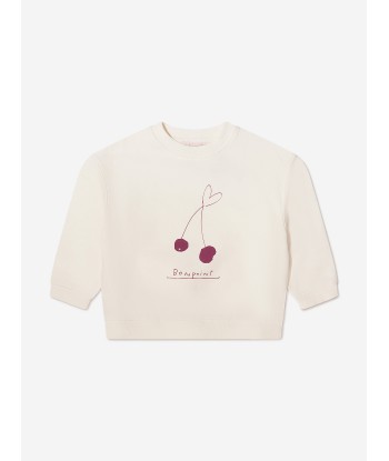 Bonpoint Girls Tayla Cherry Sweatshirt Amélioration de cerveau avec