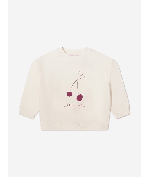 Bonpoint Girls Tayla Cherry Sweatshirt Amélioration de cerveau avec