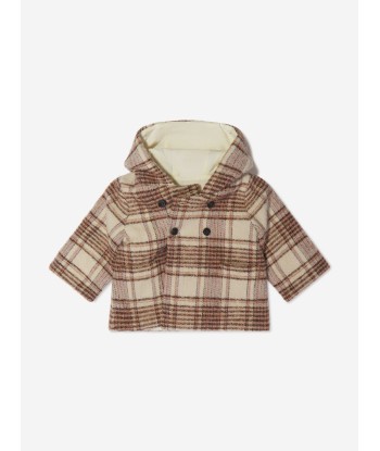 Bonpoint Baby Girls Checked Misha Coat Découvrez la collection