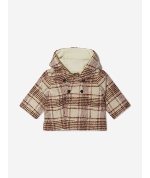 Bonpoint Baby Girls Checked Misha Coat Découvrez la collection