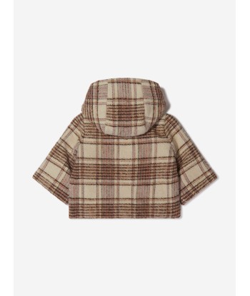 Bonpoint Baby Girls Checked Misha Coat Découvrez la collection